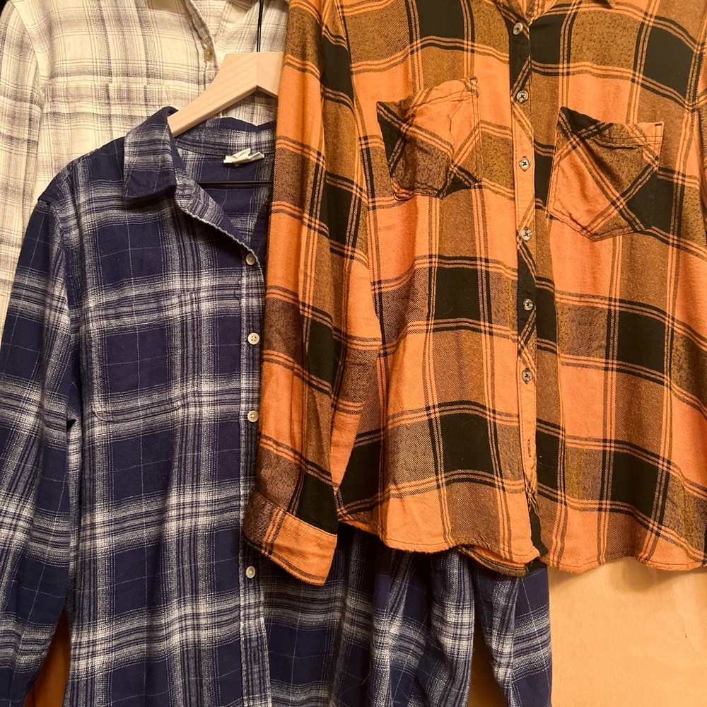 BUNDLE 3 Plaid Shirts